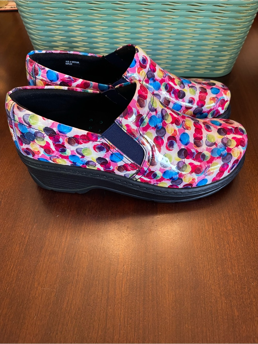 NWT Klogs Footwear Naples Blotter Patent - SZ 8 - Picture 3 of 9
